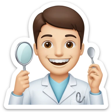 A dentist amateur  sticker