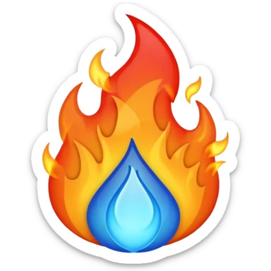 ❤️‍🔥💙 sticker