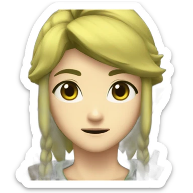 Zelda anime style sticker