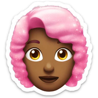 Three pink sparkles  sticker