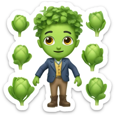 Sprout dandy’s world  sticker