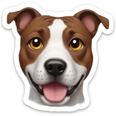 staffie dog sticker