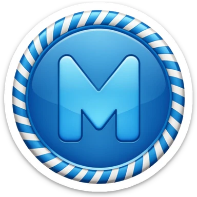 Instagram verification badge emoji in a blue  circular shape with zigzag edges sticker