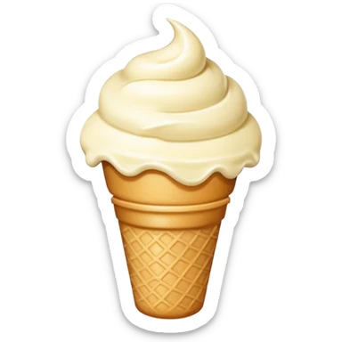 vanilla ice cream sticker