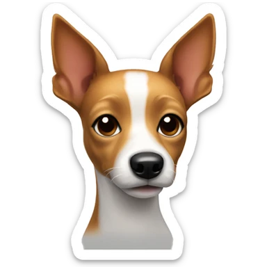 Toy fox terrier sticker