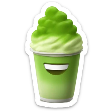 Matcha sticker
