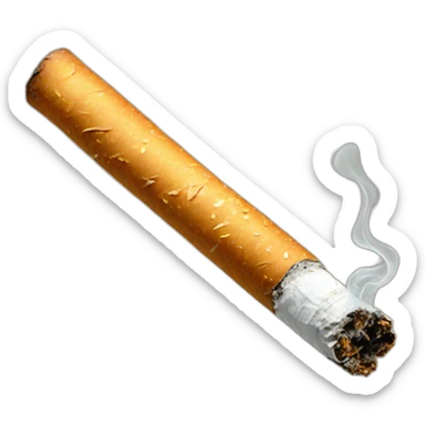 Cigarette sticker