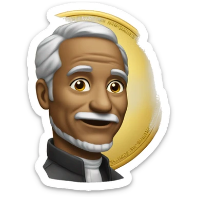 the man founder of pepe coin  sticker