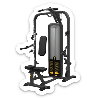 gym machine sticker