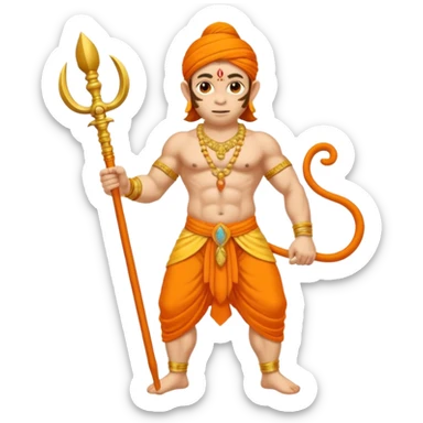 Bal hanuman sticker