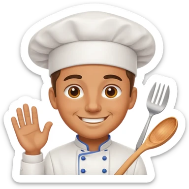 chef kisses  sticker