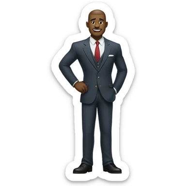 Mr.Big Lived Mr.Small sticker