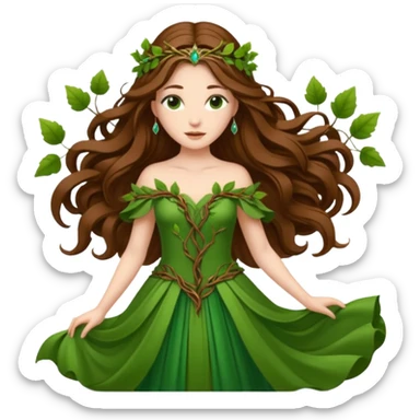 forest queen sticker