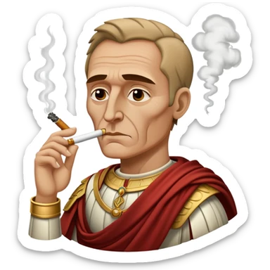 julius caesar marihuanna sticker