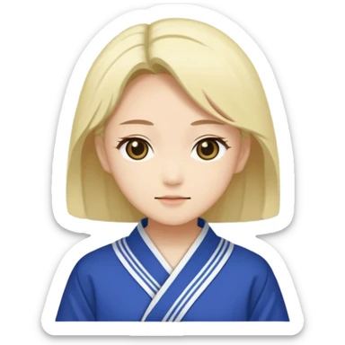 一个长发的女生手上拿着很多seventeen的专辑多到要跌到地上了 sticker