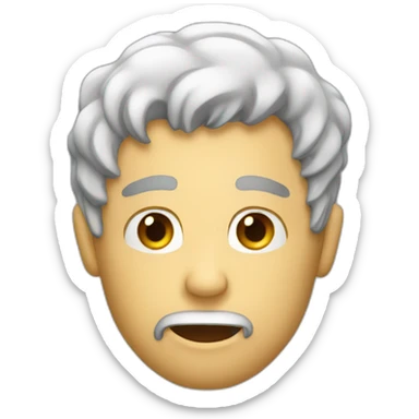 Man sucked into his phone sticker