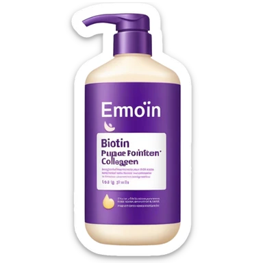 OGX Biotin & Collagen Conditioner Dark purple hair conditioner with biotin and collagen sticker