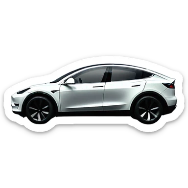Tesla model Y sticker