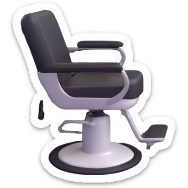 hair salon classroom with instructor and students learning sticker