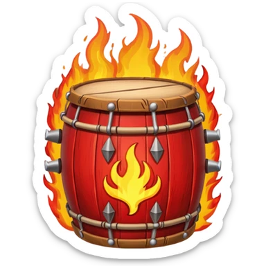 SHAMAN DRUM FIRE sticker
