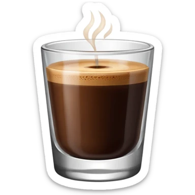 shot of espresso sticker