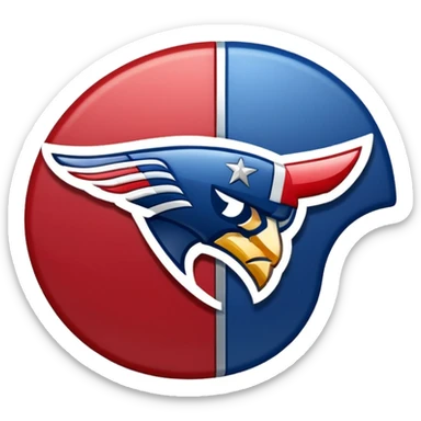 Patriots logo emoji sticker