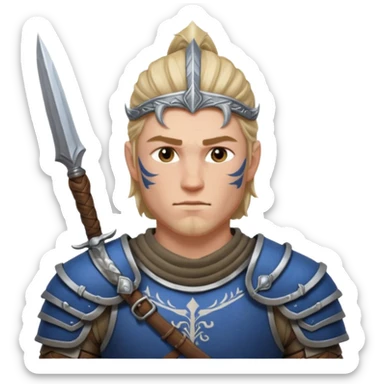 ESO male nordic warrior sticker