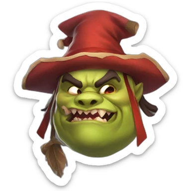 pudge dota2 gero with hat sticker