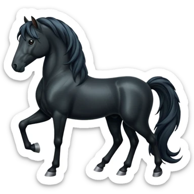  black horse v sticker