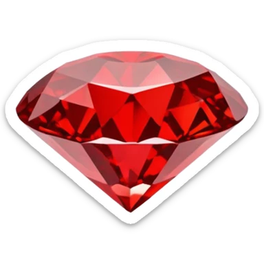 Red diamond with "RED" written on its front sticker