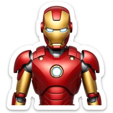 ıron man robot lookalike sticker