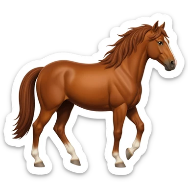 race horse sticker
