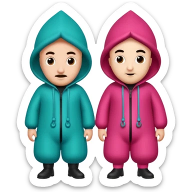 Motu Patlu squid game dress sticker