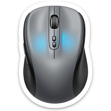 a wireless computer mouse sticker