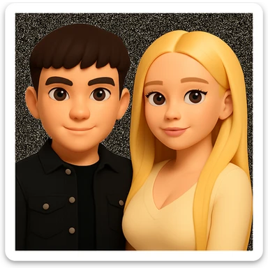 Make the upper body of the girl slightly more voluminous with minimal and very natural changes, preserving the original style and look of the image. sticker