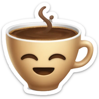 aesthetic cup of coffee  sticker