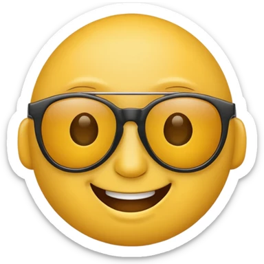 Cool emoji sticker