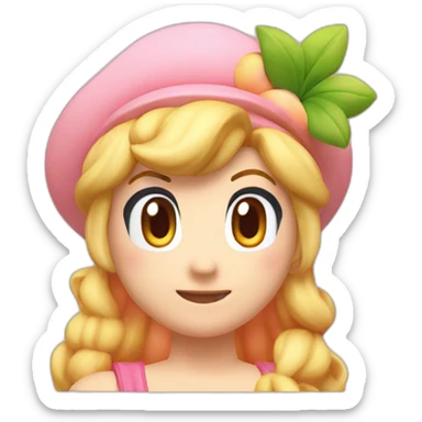 Mario mari peach sticker