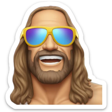 macho man randy savage sunglasses sticker