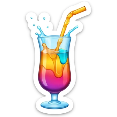 Spilled Drink sticker