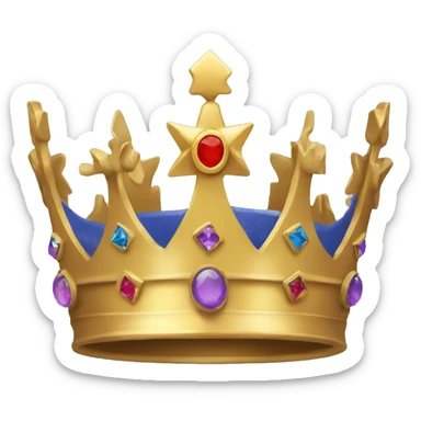 kings crown sticker