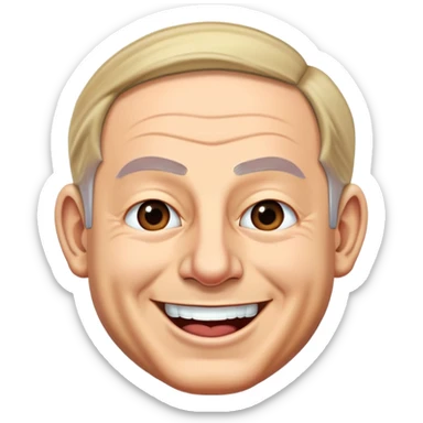 benjamin netanyahu shaking his head laughing sticker