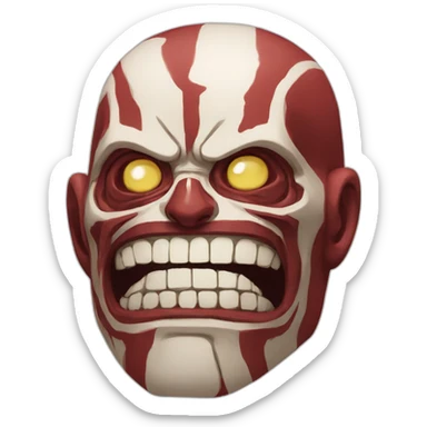 colossal titan sticker