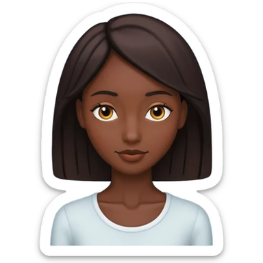 silhouette of a person in a graceful stance sticker