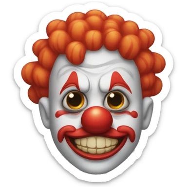 Payaso diabólico  sticker