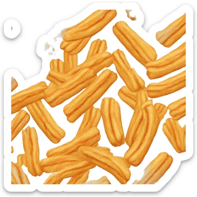 Filled churro sticker
