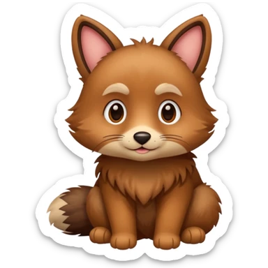 Ragondin mignon sticker