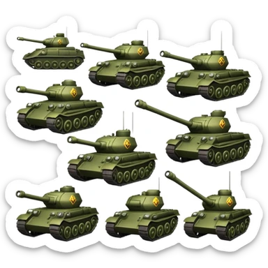 World of Tanks and World of Warcraft  sticker