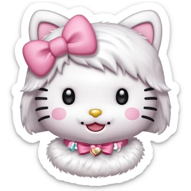 Helo kity sticker