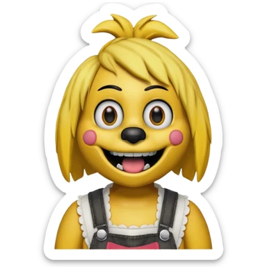 Chica from Five Nights At Freddy's Movie sticker